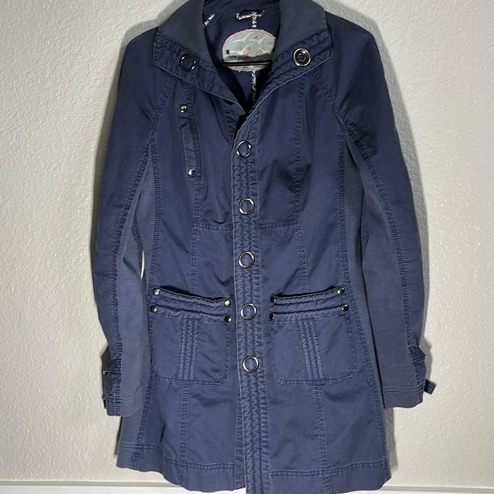 Free people button coat